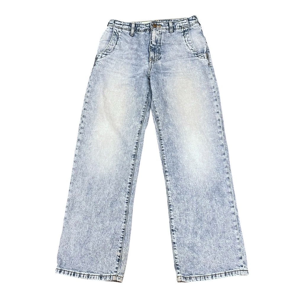 Anthropologie Pilcro High Rise Oversized Baggy Straight Leg Jeans